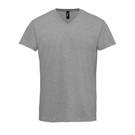  TEE-SHIRT HOMME COL “V”COULEUR