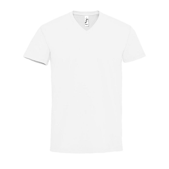  TEE-SHIRT HOMME COL “V”COULEUR