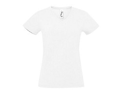 TEE-SHIRT FEMME COL “V”