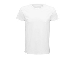 TEE-SHIRT HOMME JERSEY COL ROND AJUSTÉ BLANC