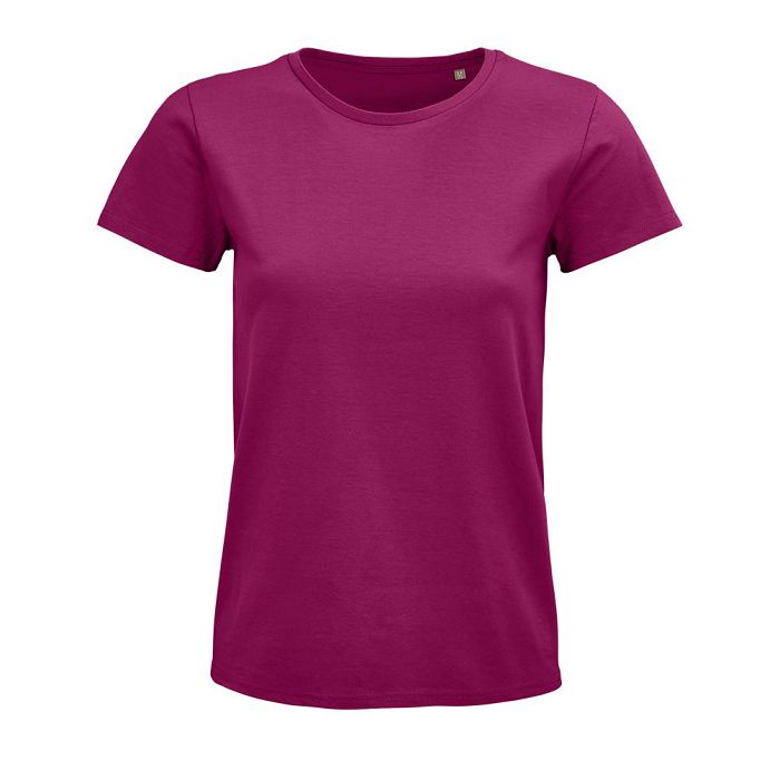  TEE-SHIRT FEMME JERSEY COL ROND AJUSTÉ COULEUR