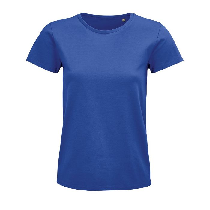  TEE-SHIRT FEMME JERSEY COL ROND AJUSTÉ COULEUR