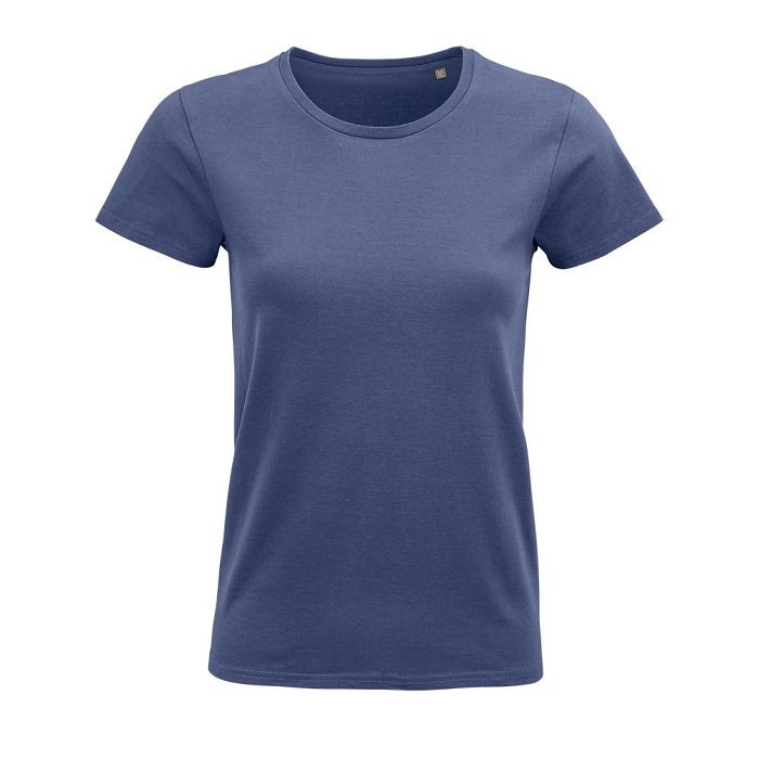  TEE-SHIRT FEMME JERSEY COL ROND AJUSTÉ COULEUR