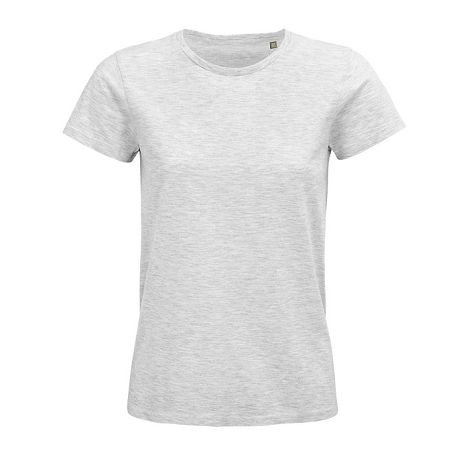  TEE-SHIRT FEMME JERSEY COL ROND AJUSTÉ COULEUR