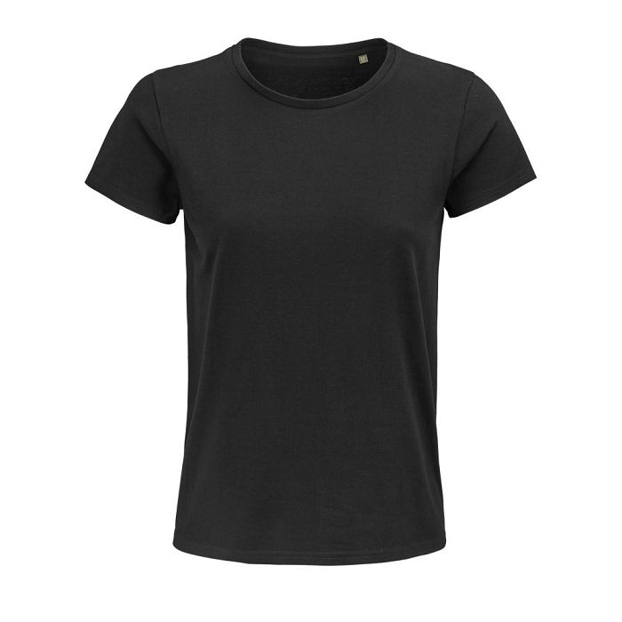  TEE-SHIRT FEMME JERSEY COL ROND AJUSTÉ COULEUR