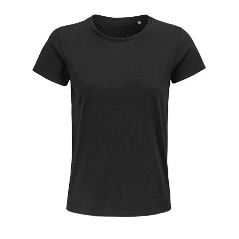  TEE-SHIRT FEMME JERSEY COL ROND AJUSTÉ COULEUR