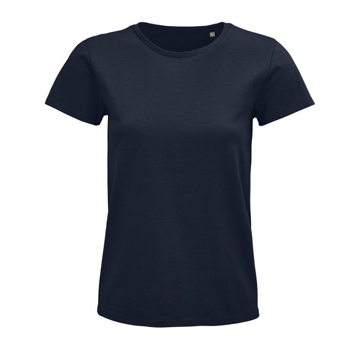  TEE-SHIRT FEMME JERSEY COL ROND AJUSTÉ COULEUR