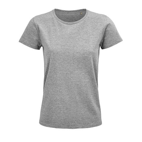  TEE-SHIRT FEMME JERSEY COL ROND AJUSTÉ COULEUR