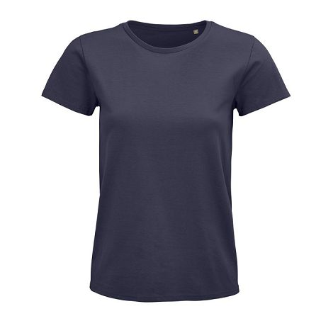  TEE-SHIRT FEMME JERSEY COL ROND AJUSTÉ COULEUR