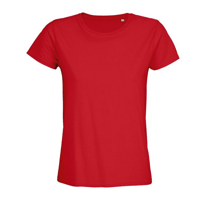  TEE-SHIRT FEMME JERSEY COL ROND AJUSTÉ COULEUR