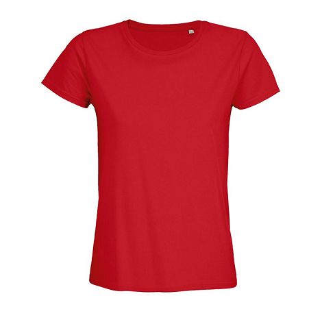  TEE-SHIRT FEMME JERSEY COL ROND AJUSTÉ COULEUR