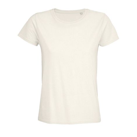  TEE-SHIRT FEMME JERSEY COL ROND AJUSTÉ COULEUR