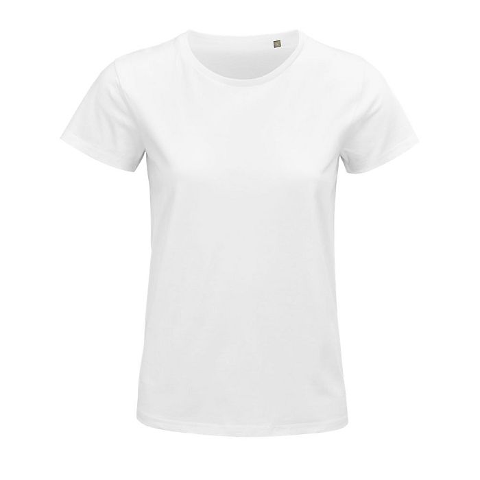  TEE-SHIRT FEMME JERSEY COL ROND AJUSTÉ COULEUR