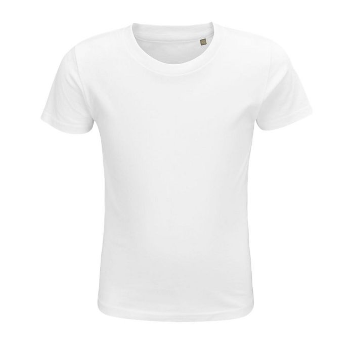  TEE-SHIRT ENFANT JERSEY COL ROND AJUSTÉ