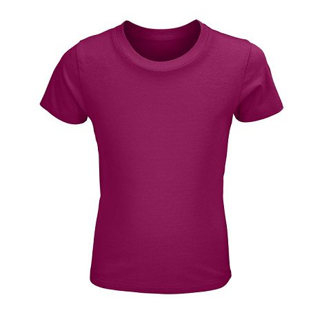  TEE-SHIRT ENFANT JERSEY COL ROND AJUSTÉ