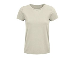 TEE-SHIRT FEMME JERSEY COL ROND AJUSTÉ COULEUR