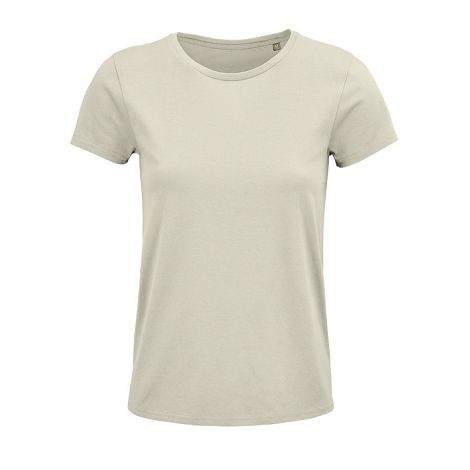  TEE-SHIRT FEMME JERSEY COL ROND AJUSTÉ COULEUR