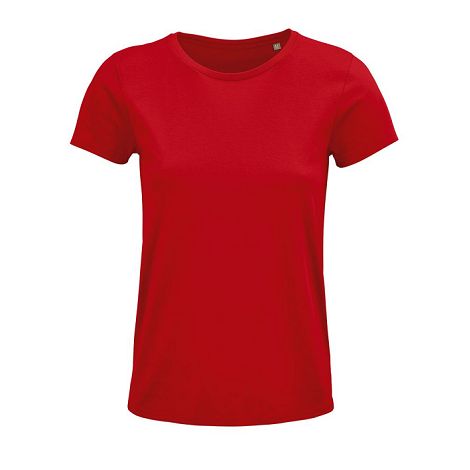  TEE-SHIRT FEMME JERSEY COL ROND AJUSTÉ COULEUR