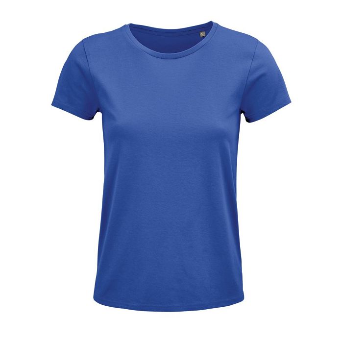  TEE-SHIRT FEMME JERSEY COL ROND AJUSTÉ COULEUR