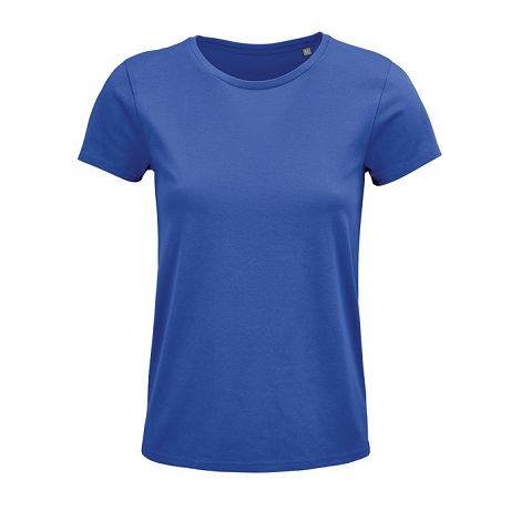  TEE-SHIRT FEMME JERSEY COL ROND AJUSTÉ COULEUR