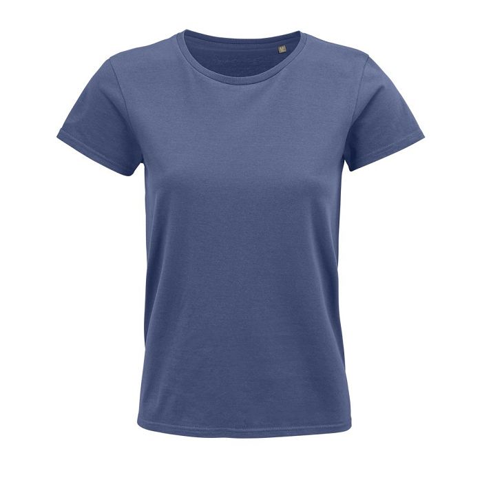  TEE-SHIRT FEMME JERSEY COL ROND AJUSTÉ COULEUR