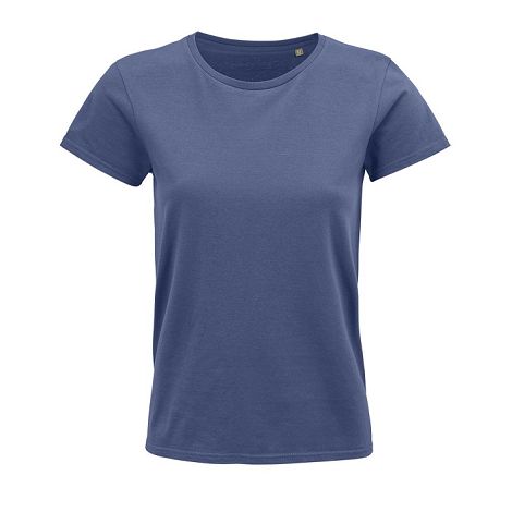  TEE-SHIRT FEMME JERSEY COL ROND AJUSTÉ COULEUR