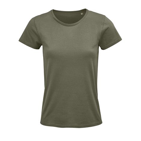  TEE-SHIRT FEMME JERSEY COL ROND AJUSTÉ COULEUR