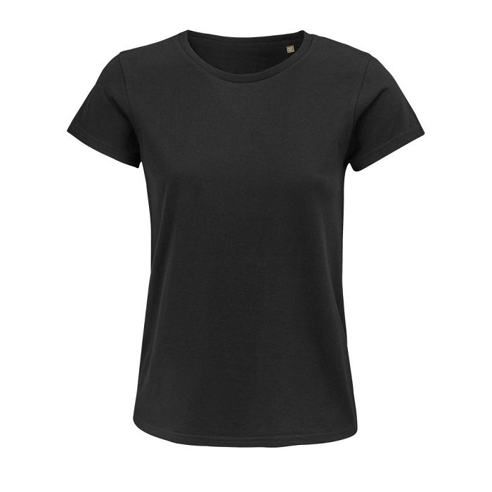  TEE-SHIRT FEMME JERSEY COL ROND AJUSTÉ COULEUR