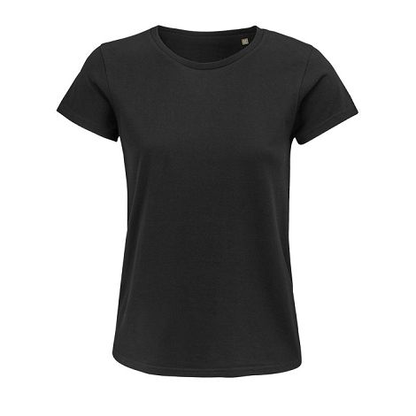  TEE-SHIRT FEMME JERSEY COL ROND AJUSTÉ COULEUR