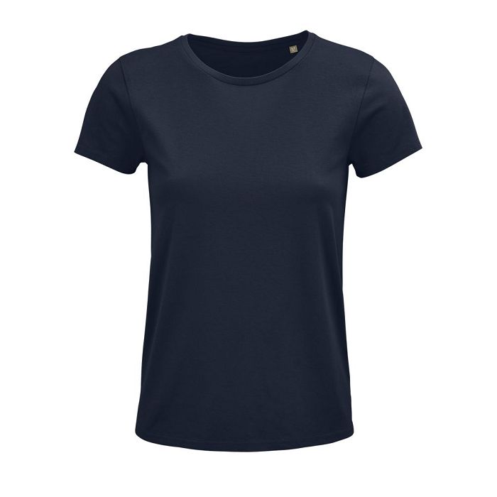  TEE-SHIRT FEMME JERSEY COL ROND AJUSTÉ COULEUR