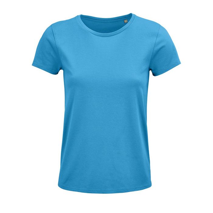  TEE-SHIRT FEMME JERSEY COL ROND AJUSTÉ COULEUR