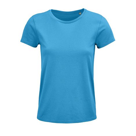  TEE-SHIRT FEMME JERSEY COL ROND AJUSTÉ COULEUR