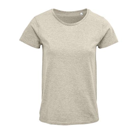  TEE-SHIRT FEMME JERSEY COL ROND AJUSTÉ COULEUR