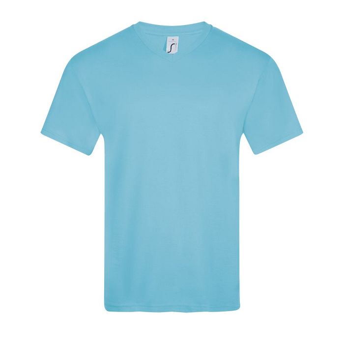  TEE-SHIRT HOMME COL ‘’V’’ COULEUR