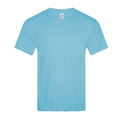  TEE-SHIRT HOMME COL ‘’V’’ COULEUR