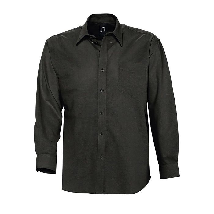  CHEMISE HOMME OXFORD MANCHES LONGUES