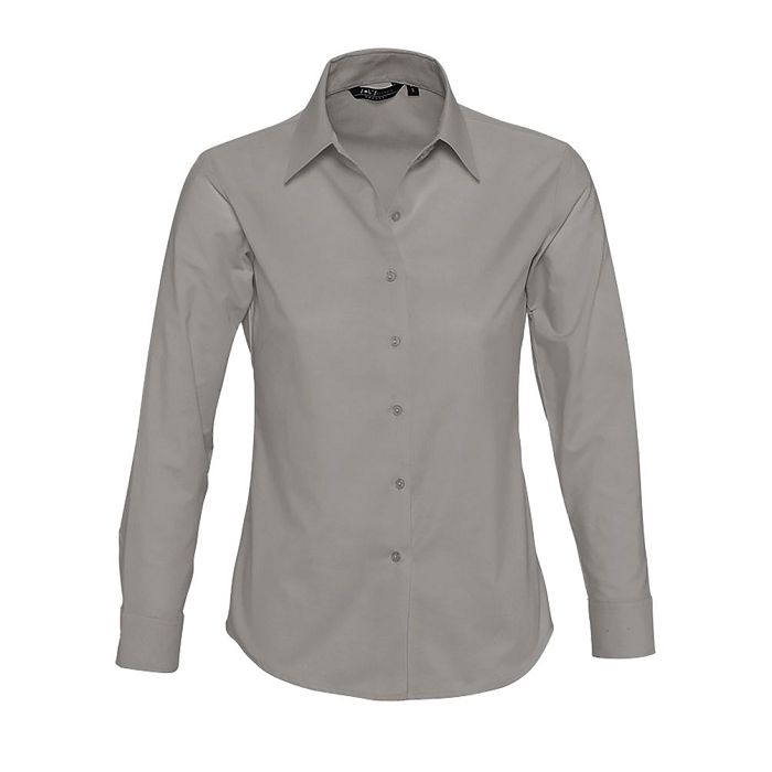  CHEMISE FEMME OXFORD MANCHES LONGUES