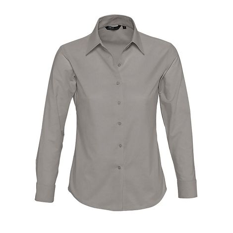  CHEMISE FEMME OXFORD MANCHES LONGUES