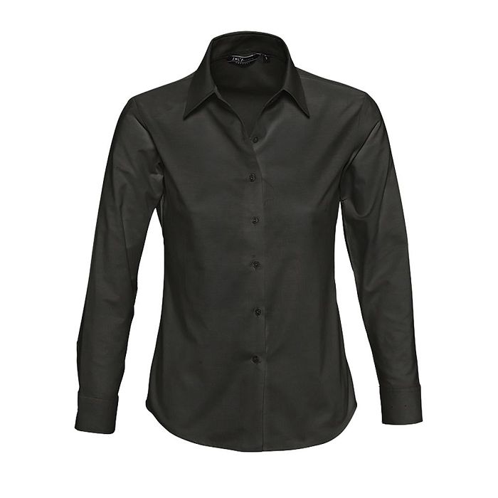  CHEMISE FEMME OXFORD MANCHES LONGUES