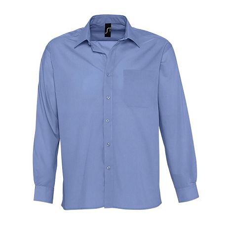  CHEMISE HOMME POPELINE MANCHES LONGUES