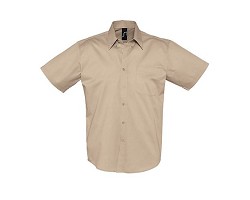 CHEMISE HOMME EN TWILL DE COTON MANCHES COURTES