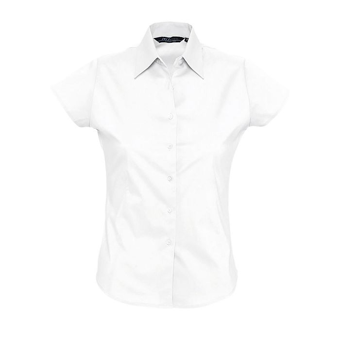  CHEMISE FEMME STRETCH MANCHES COURTES