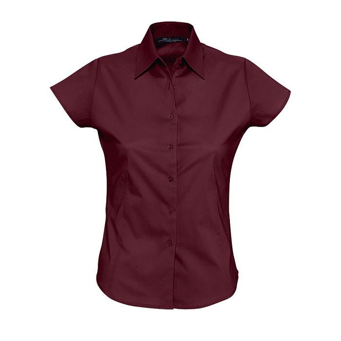  CHEMISE FEMME STRETCH MANCHES COURTES