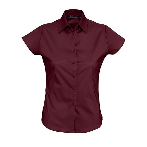  CHEMISE FEMME STRETCH MANCHES COURTES