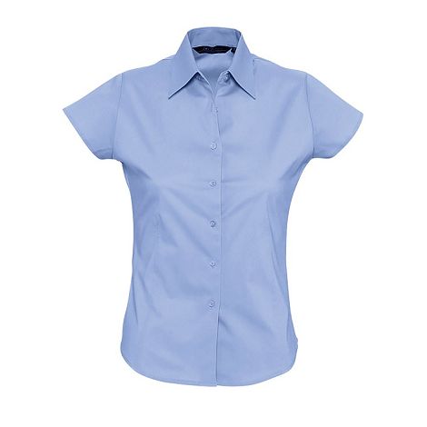  CHEMISE FEMME STRETCH MANCHES COURTES