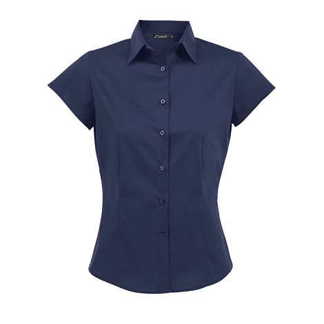  CHEMISE FEMME STRETCH MANCHES COURTES