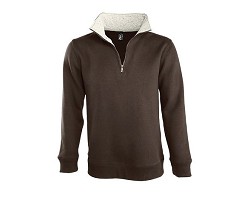 SWEAT-SHIRT HOMME COL CAMIONNEUR (1/4 ZIP)