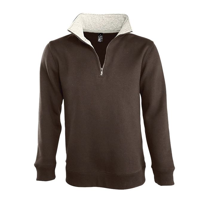  SWEAT-SHIRT HOMME COL CAMIONNEUR (1/4 ZIP)