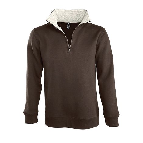  SWEAT-SHIRT HOMME COL CAMIONNEUR (1/4 ZIP)