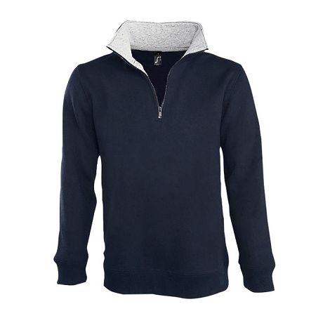  SWEAT-SHIRT HOMME COL CAMIONNEUR (1/4 ZIP)